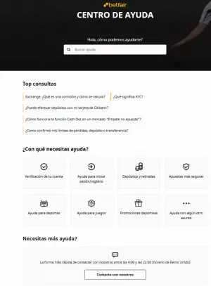 Betfair Latam - Centro de Ayuda