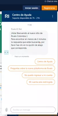 Rivalo Latam - Centro de Ayuda Colombia